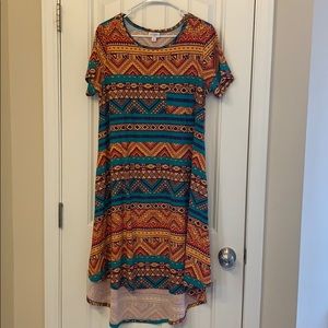 LuLaRoe Carly - Aztec print - Great condition - M